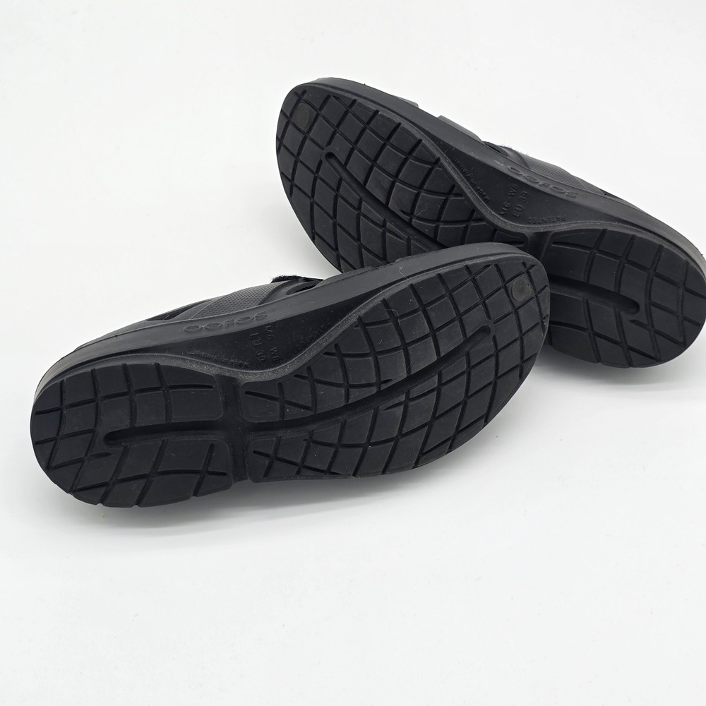 Oofos OOCloog Recovery Shoes Black Adjustable Strap Men 6 Women 8 EU 39 - Picture 8 of 13